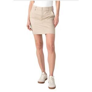 Liverpool Los Angeles Utility Skort Tan Stretch Pockets Size 6 NWT